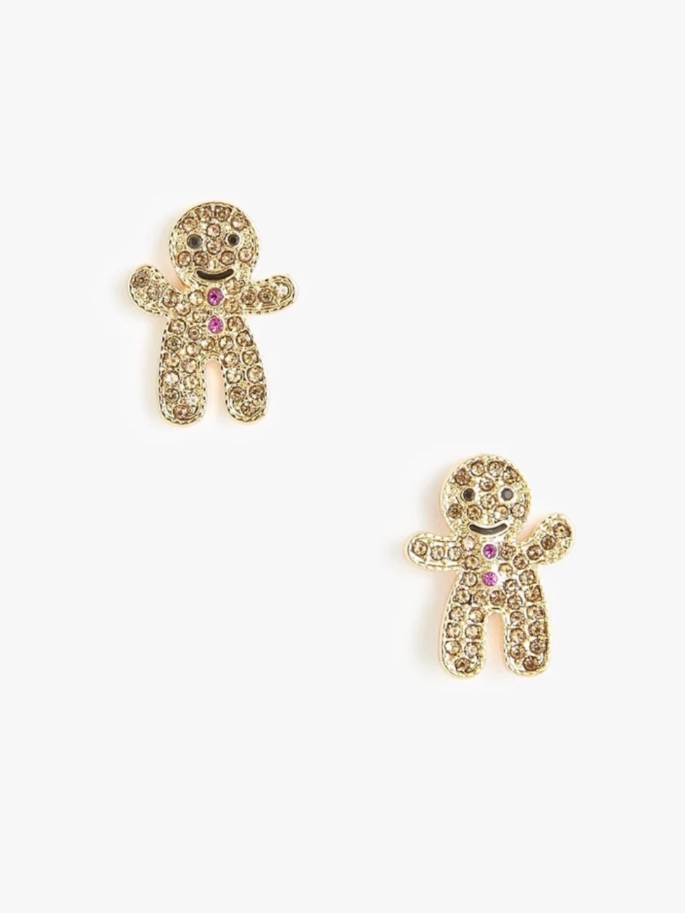 J. Crew Factory Gingerbread Stud Earrings